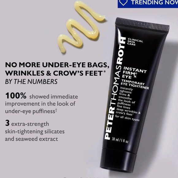 Peter Thomas Roth Other - NEW Peter Thomas Roth Instant FirmX Eye Temporary Eye Tightener Cream 1 fl oz